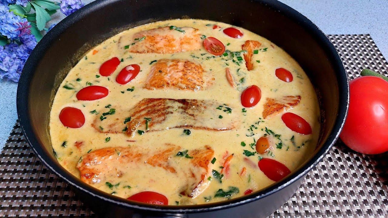 Receita de Salmão Cremoso | Fácil e Rápido
