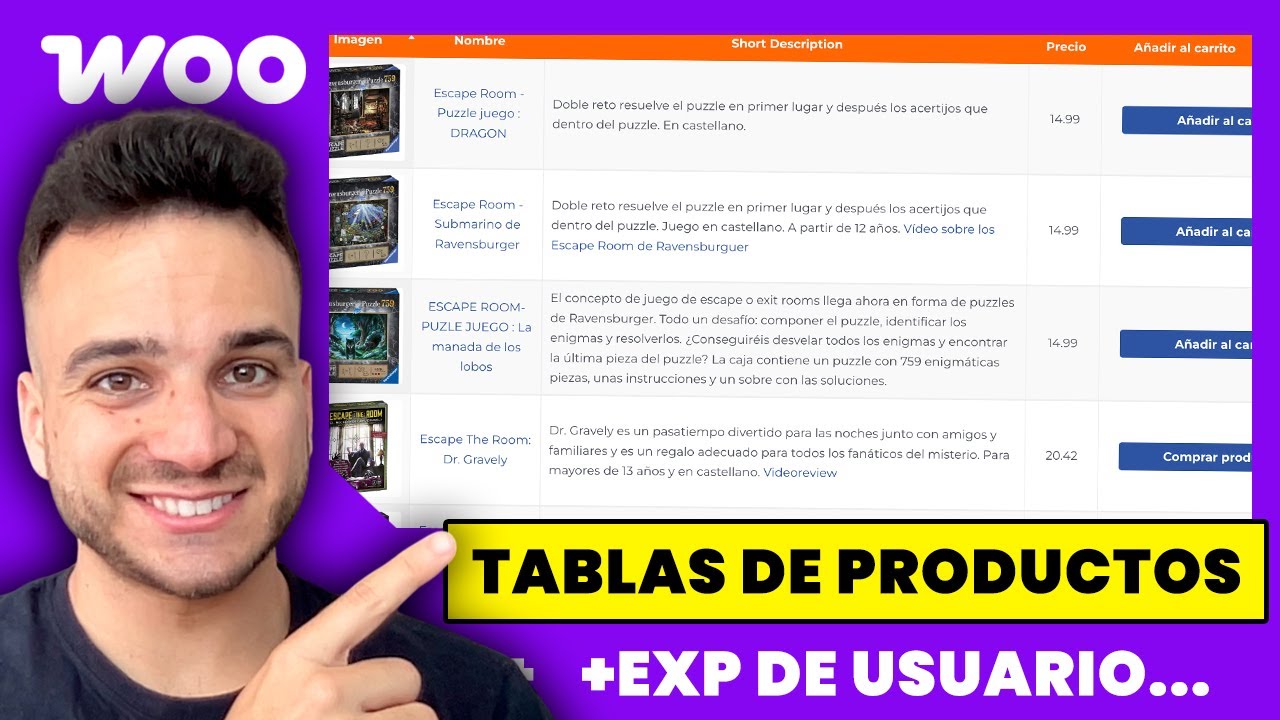📋 Cómo crear tablas de productos en WooCommerce (¡catálogo más profesional y fácil!) | Diego Nieto