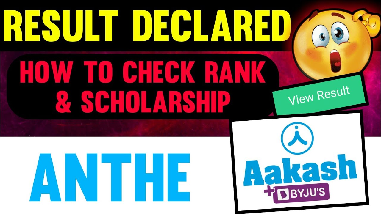 How to check Rank and Scholarship Details of Anthe 2021 | Result Declared Hurry Up 🔥🔥🔥