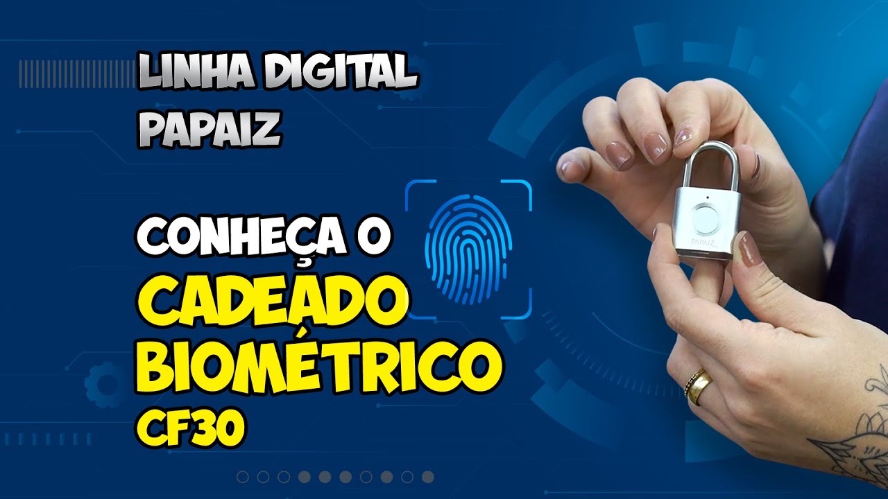 Cadeado Biométrico CF30