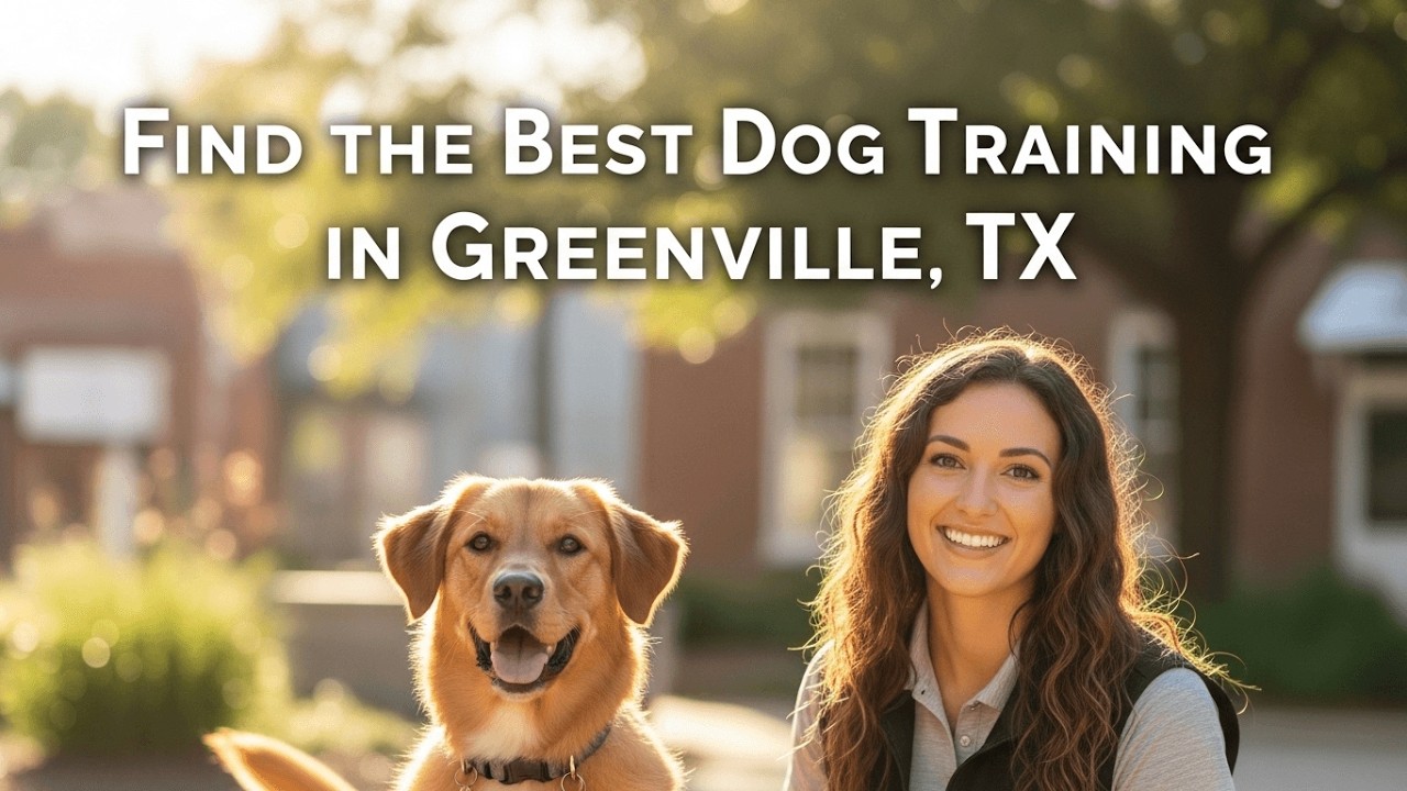 Find the Best Dog Training in Greenville Texas