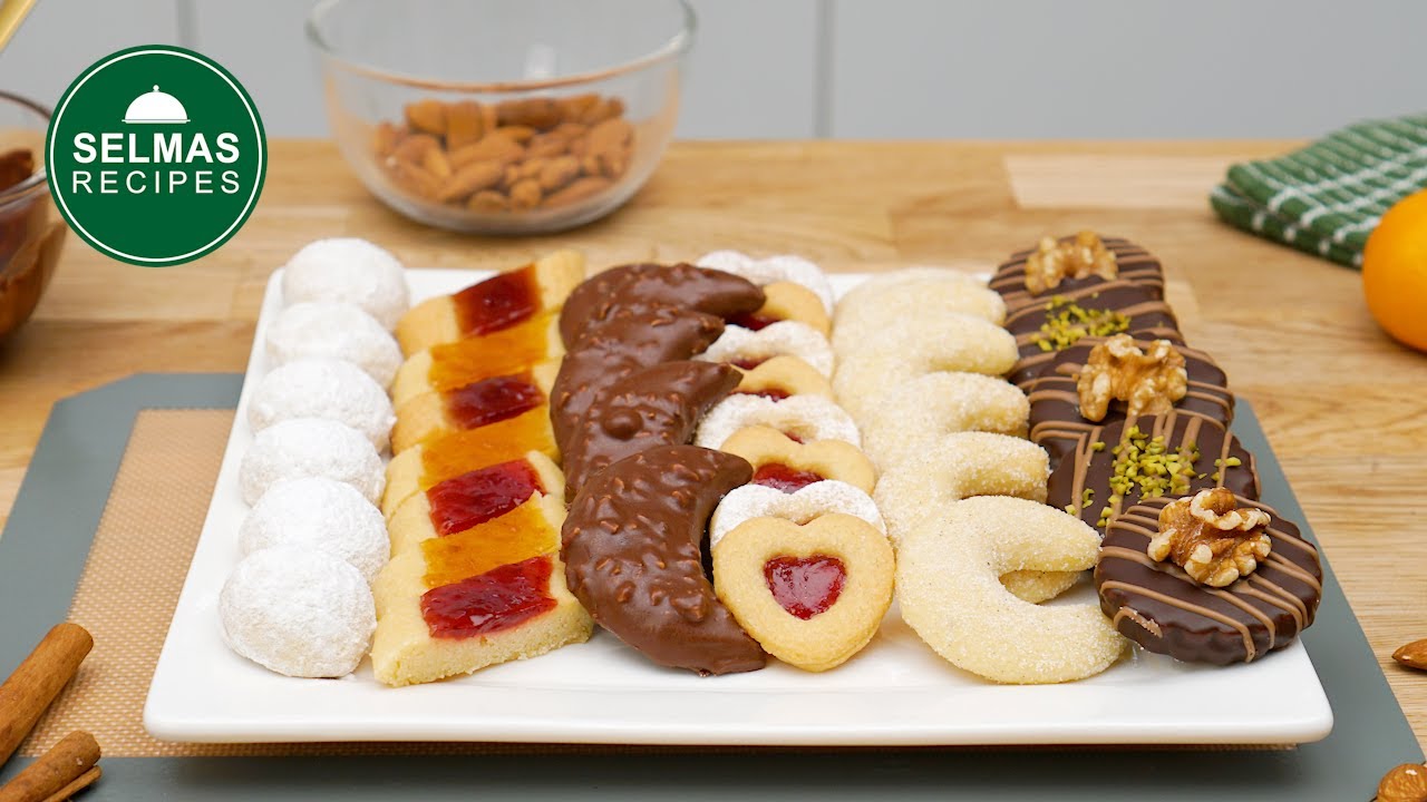 1 Teig 6 Plätzchen Rezept ohne Ruhezeit | Schnelle Kekse Rezept 🍪🎄