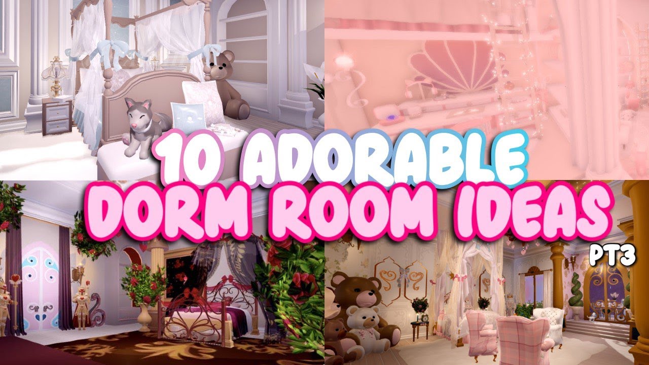 10 ADORABLE DORM ROOM IDEAS PT 3| Roblox Royale High Campus 3