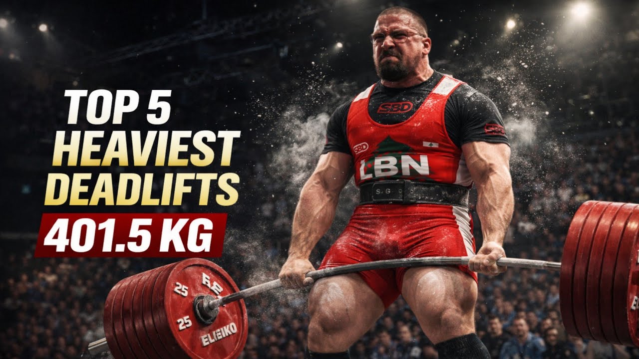 TOP 5 HEAVIEST DEADLIFTS EVER at SBD Sheffield 2026 😱 | 401.5kg RAW MONSTER 