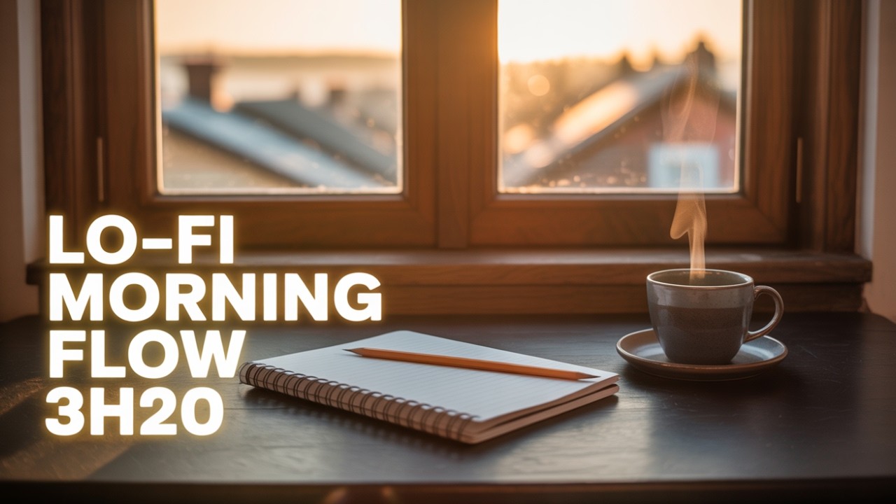 Lo-Fi Morning Flow | 3H20 Study & Focus Beats 🌅☕