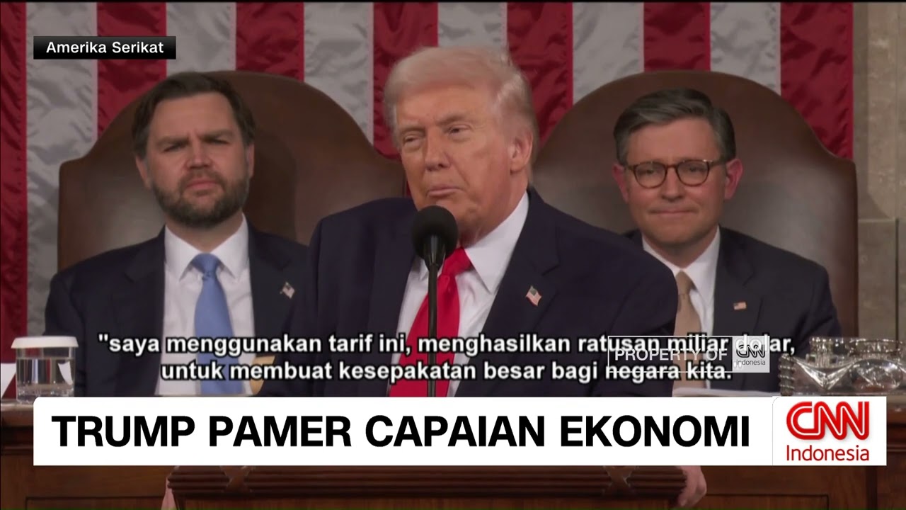 Trump Pamer Capaian Ekonomi, Klaim AS Masuki Era Kemakmuran