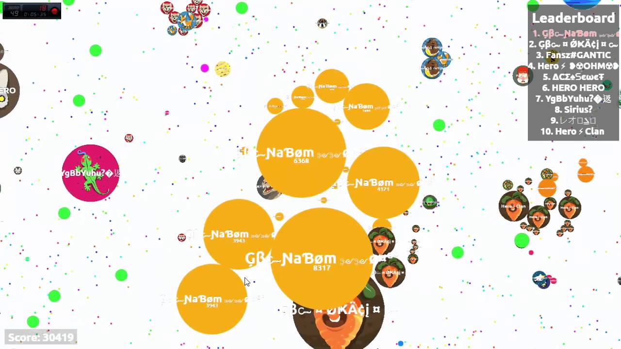agar io  Ģ&beta;๛Clan 33000mass