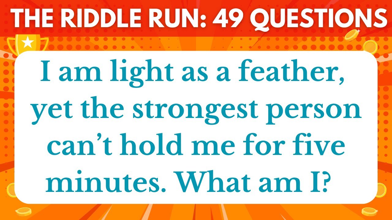 🧠❓49 Riddles | Fun Quizzes | Brain Teasers | Easy Riddles | English Riddles | English Quizzes