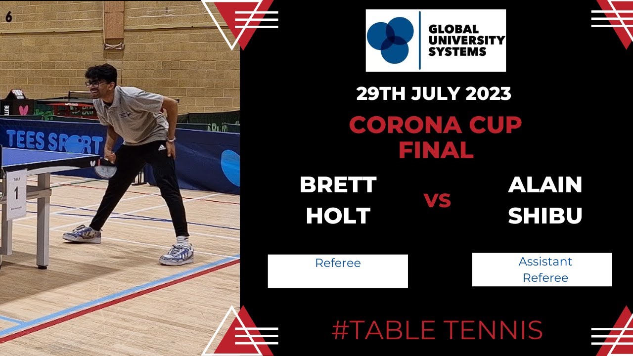Brett Holt 🆚 Alain Shibu | Corona Cup 2* #tabletennis