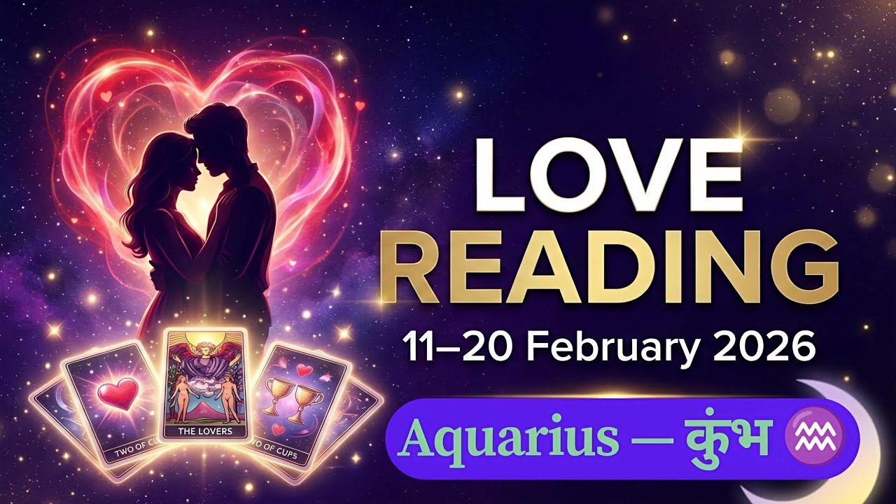 (कुम्भ राशि)♒AQUARIUS ❤️11-20 FEBRUARY LOVE READING😍Waiting energy hai❤️Hindi Tarot Reading
