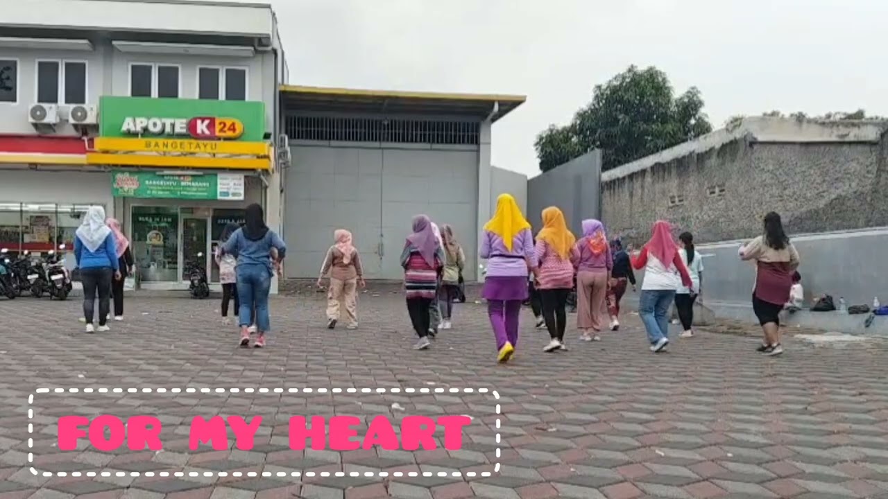 FOR MY HEART#line dance#high beginner#choreo by  Vee Trias, Swesty, Mimitha & Mamek#demo LDBB