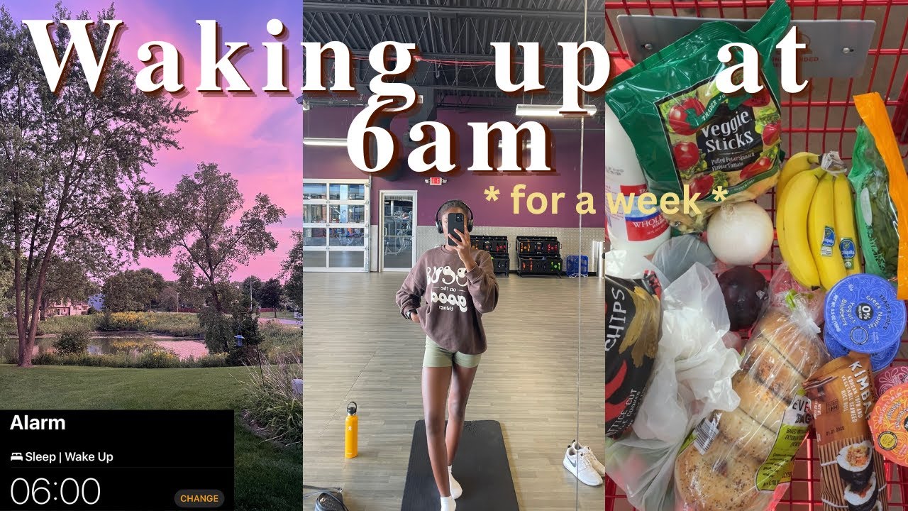 Waking up at 6am for a week ⏰&nbsp;| New morning routine, gym, warby parker glasses