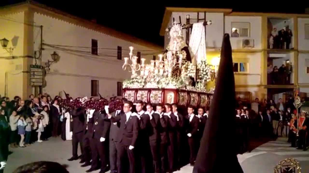SEMANA SANTA OLVERA 2015 SANTO ENTIERRO VIRGEN DE LA SOLEDAD