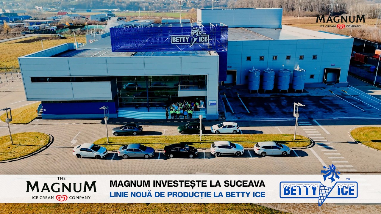 Magnum investește la Suceava. Linie nouă de producție la Betty Ice