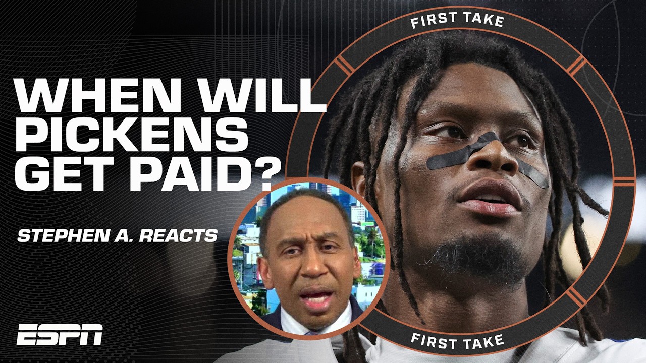 Should Jerry Jones HESITATE on a big deal for George Pickens’ new contract? | First Take