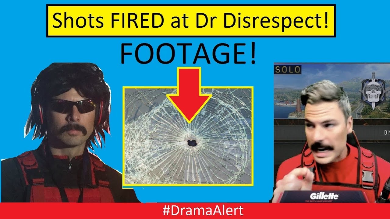 Dr Disrespect shot at on Live Stream (FOOTAGE) ! 