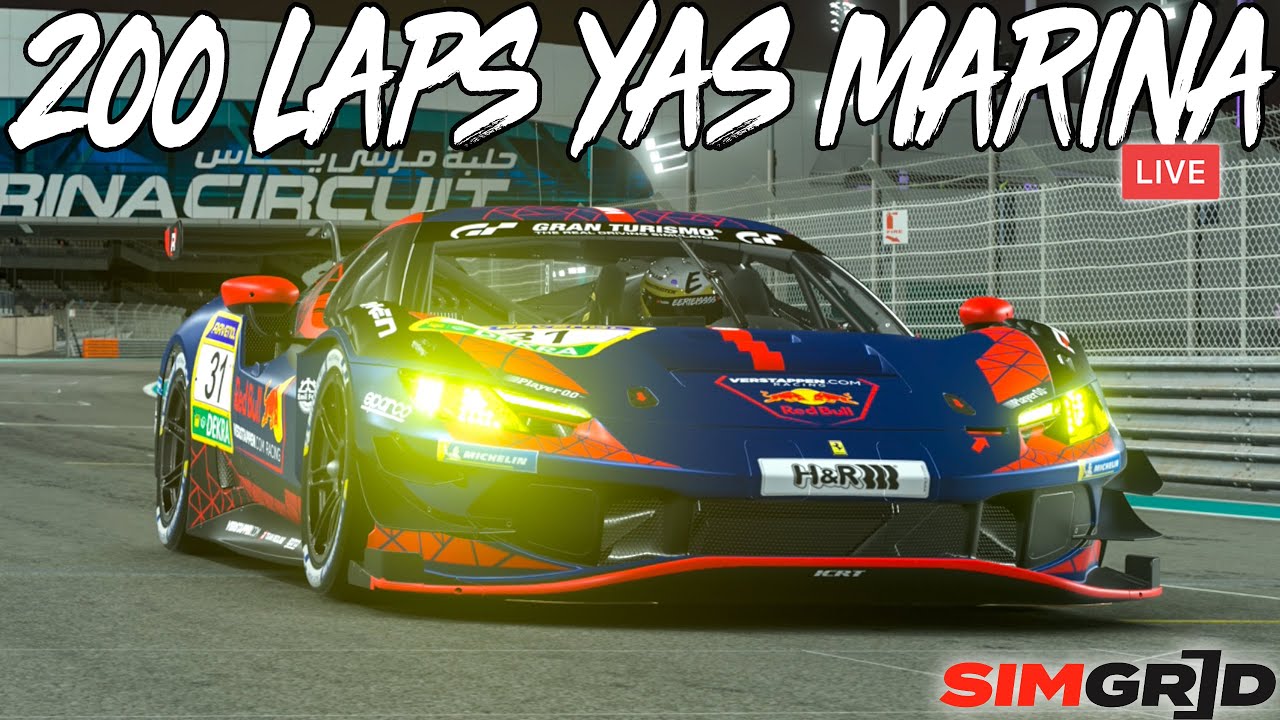 🔴LIVE - Attempting 200 Laps of the NEW Abu Dhabi&nbsp;F1&nbsp;Track&nbsp;on&nbsp;GT7