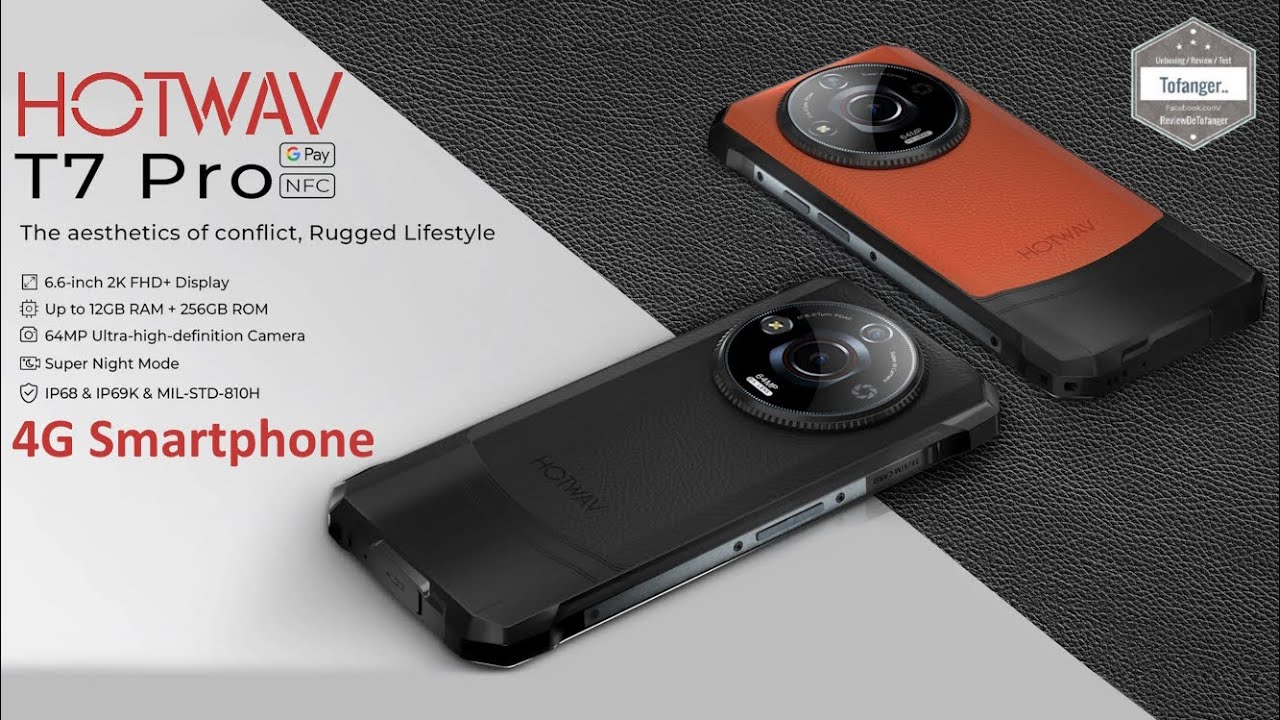 Защищенный телефон Hotwav T7 Pro — Android 13 — 6+6 ГБ оперативной памяти и 256 ГБ встроенной памяти