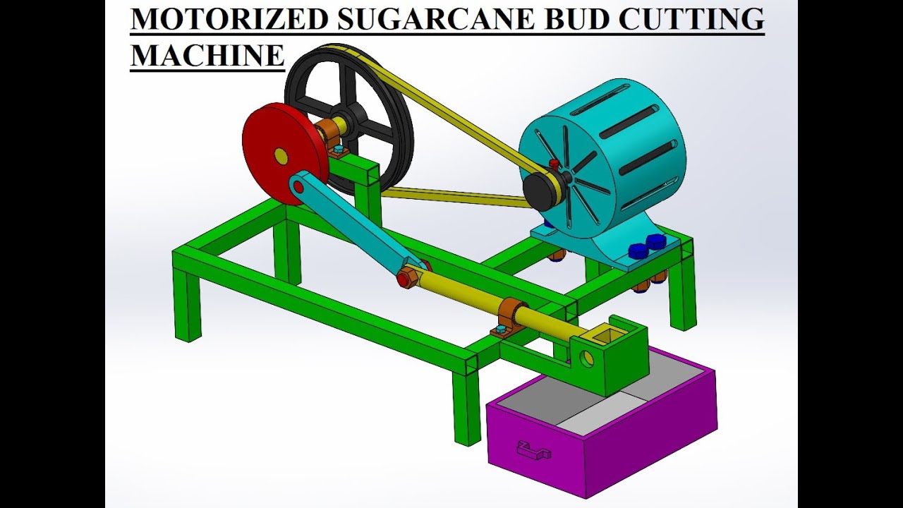 Motorized Sugarcane Bud Cutting Machine.