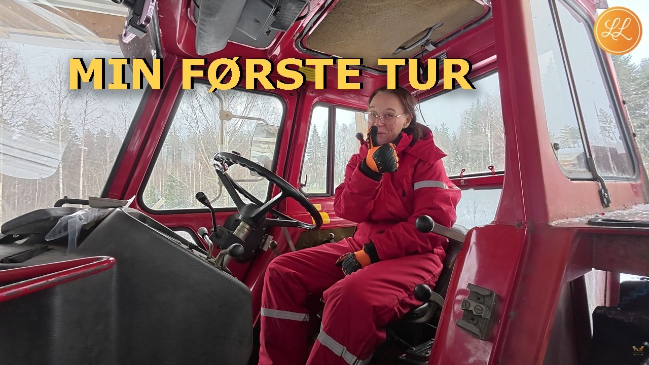 Første tur bak rattet i Volvo BM 2250 @LindaLandet