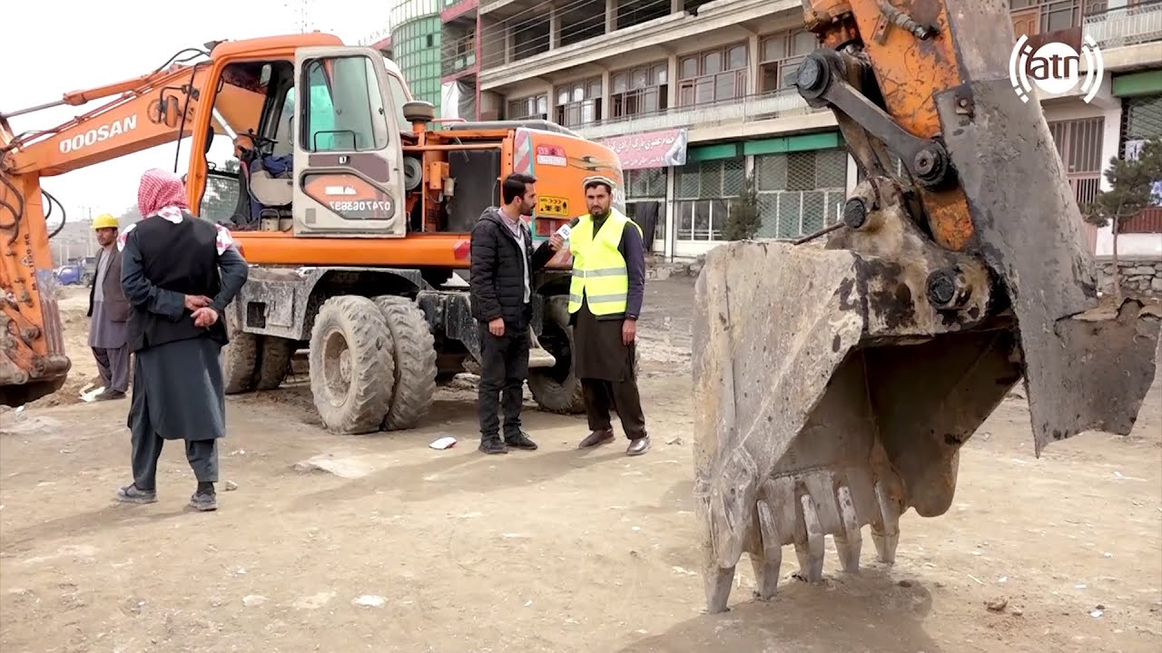 صحبت های انجنیر ساحوی در مورد ساخت سرک جدید کوتل خیر خانه