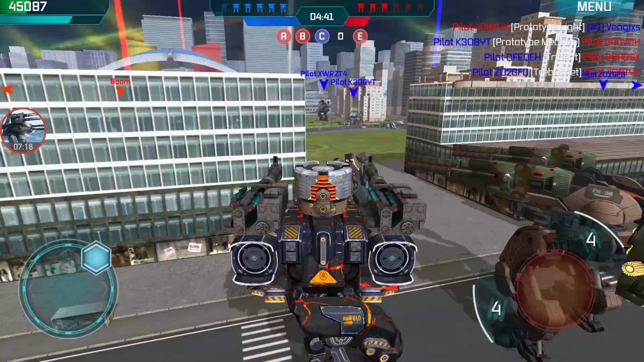 Fury Gameplay - with new prototype heavy weapon. In WAR ROBOTS!!!