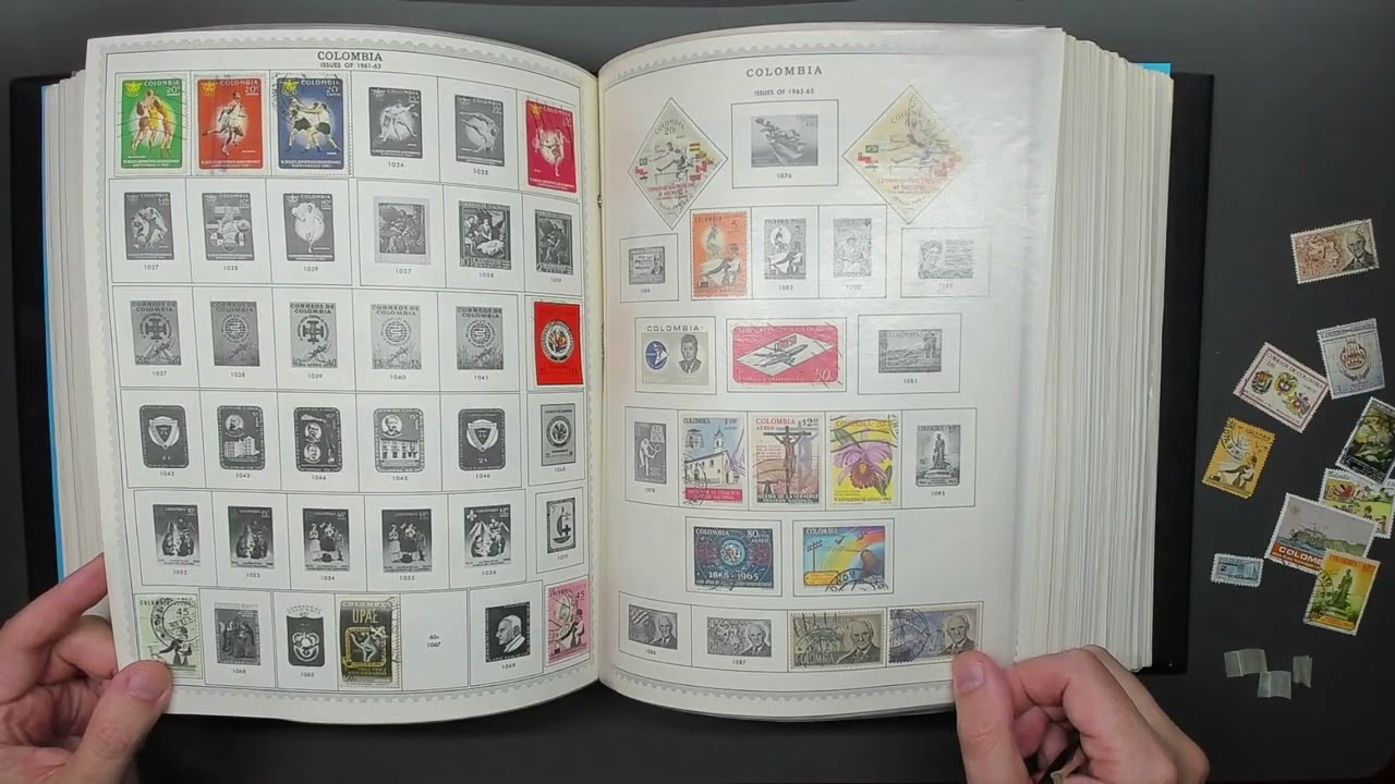 Stamp Collecting Relax and Watch - Colombia - Minkus Master Global - Part 2
