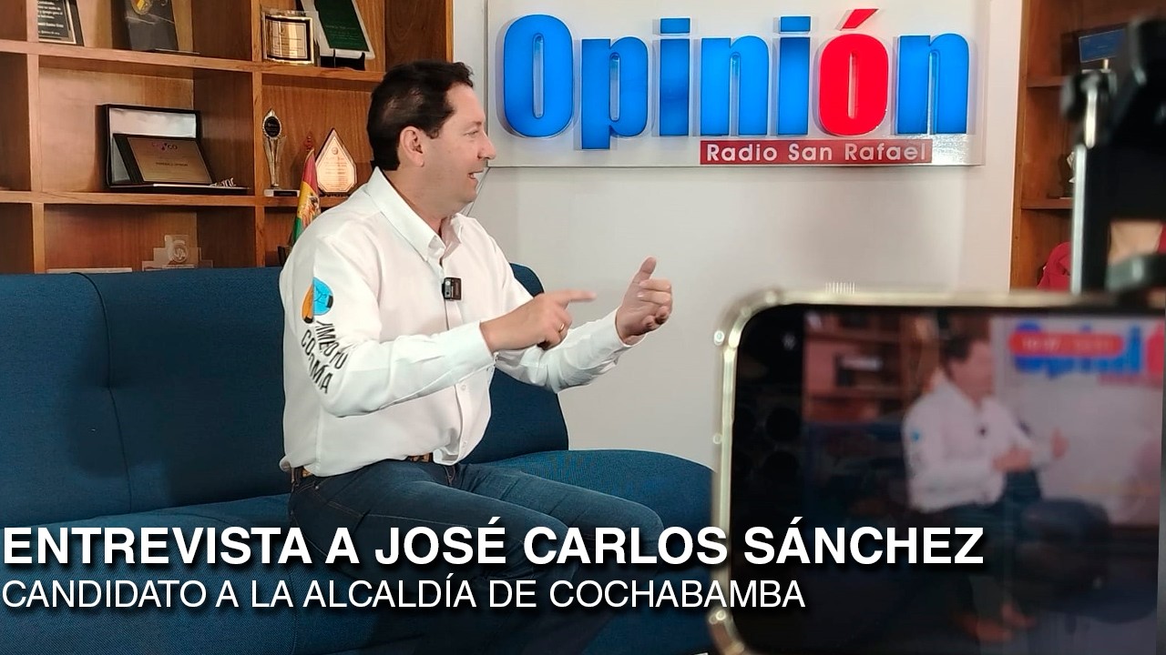 Las propuestas de José Carlos Sánchez Verazaín para la alcaldía de Cercado ¿Por qué votar por él?