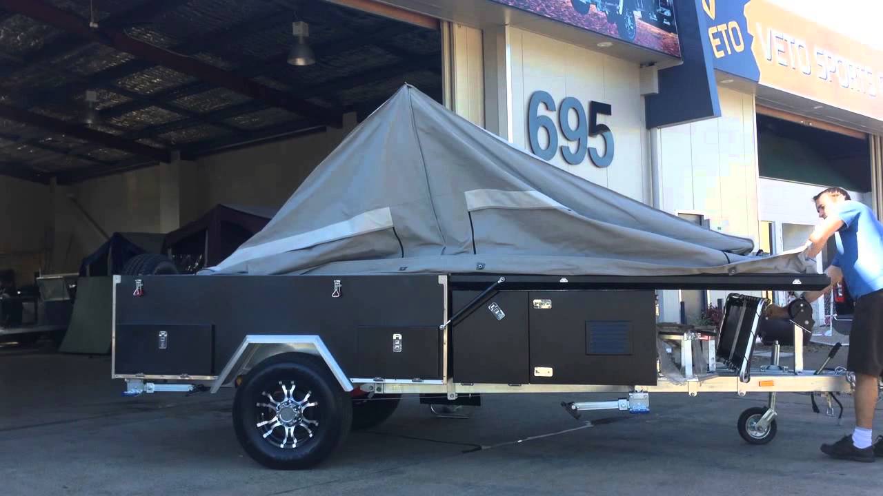 How To Set-up A Forward Folding Camping Trailer- Broadwater Campers