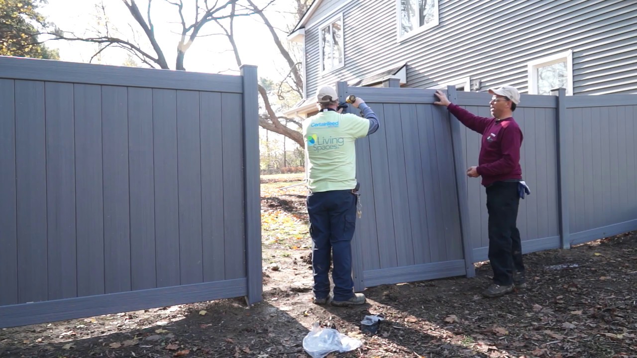 Bufftech® Chesterfield Privacy Fence Installation
