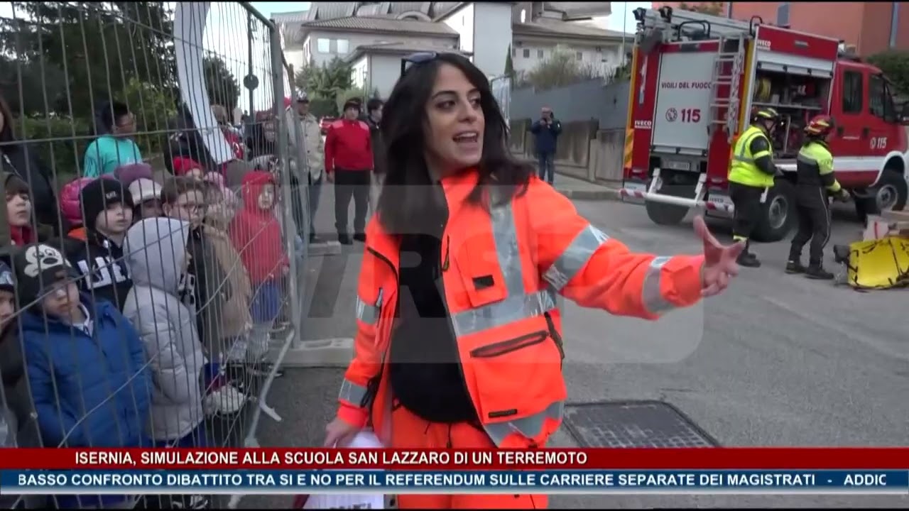 Isernia, simulazione alla scuola San Lazzaro di un terremoto TG NEWS MOLISE DEL 07.02.26 - TRSP -