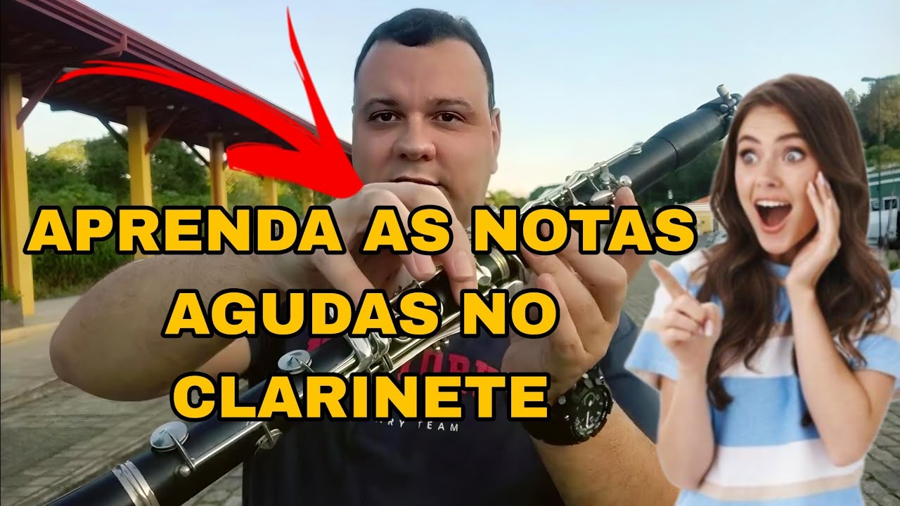 Como tocar notas agudas no Clarinete - Como tocar escala no Clarinete Si bemol 17 chaves CCB