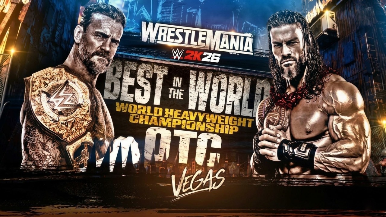 Роман Рейнс против Си Эм Панка | WrestleMania 42 | WWE 2K26