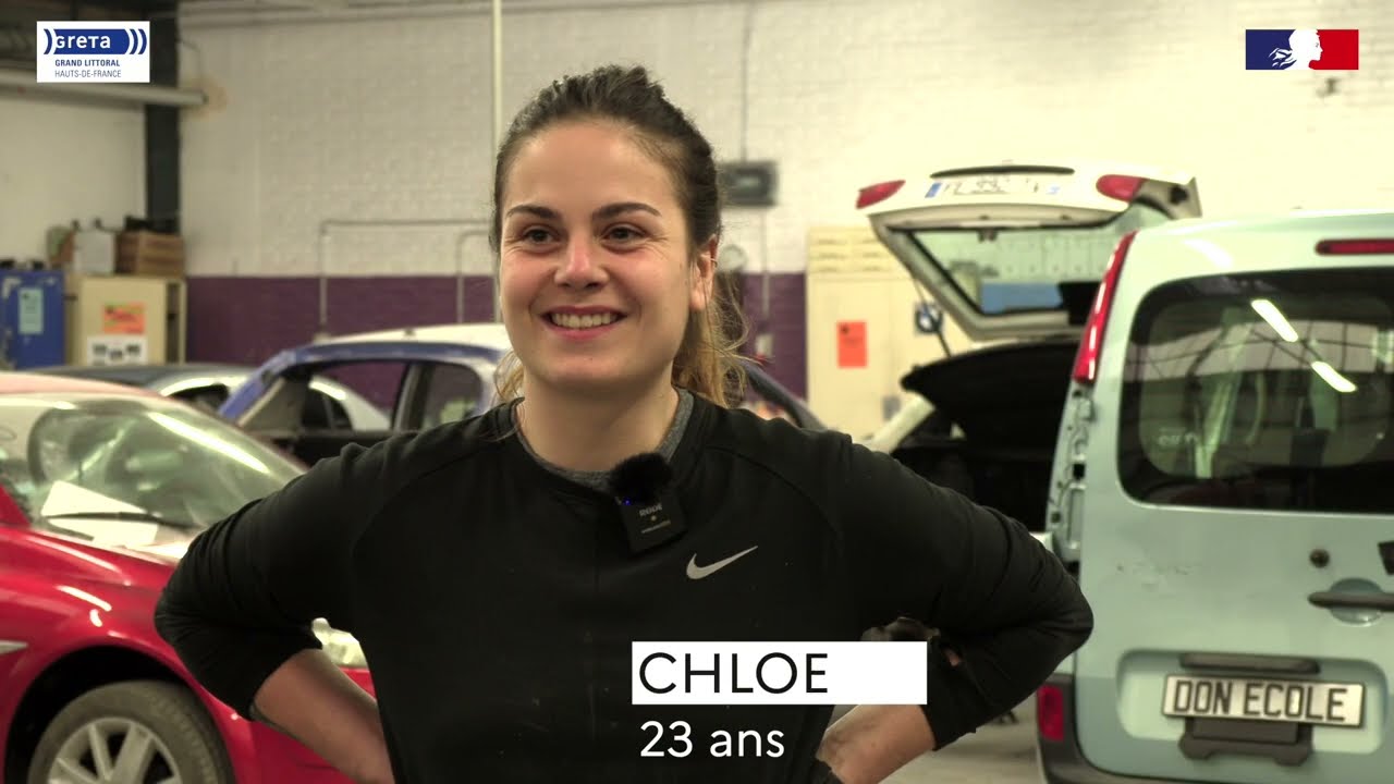 [PORTRAIT] Chloé en formation Carrossier Réparateur