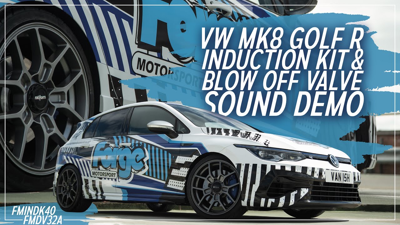 VAG EA888 Intake and BOV Sound Demo - VW MK8 Golf R