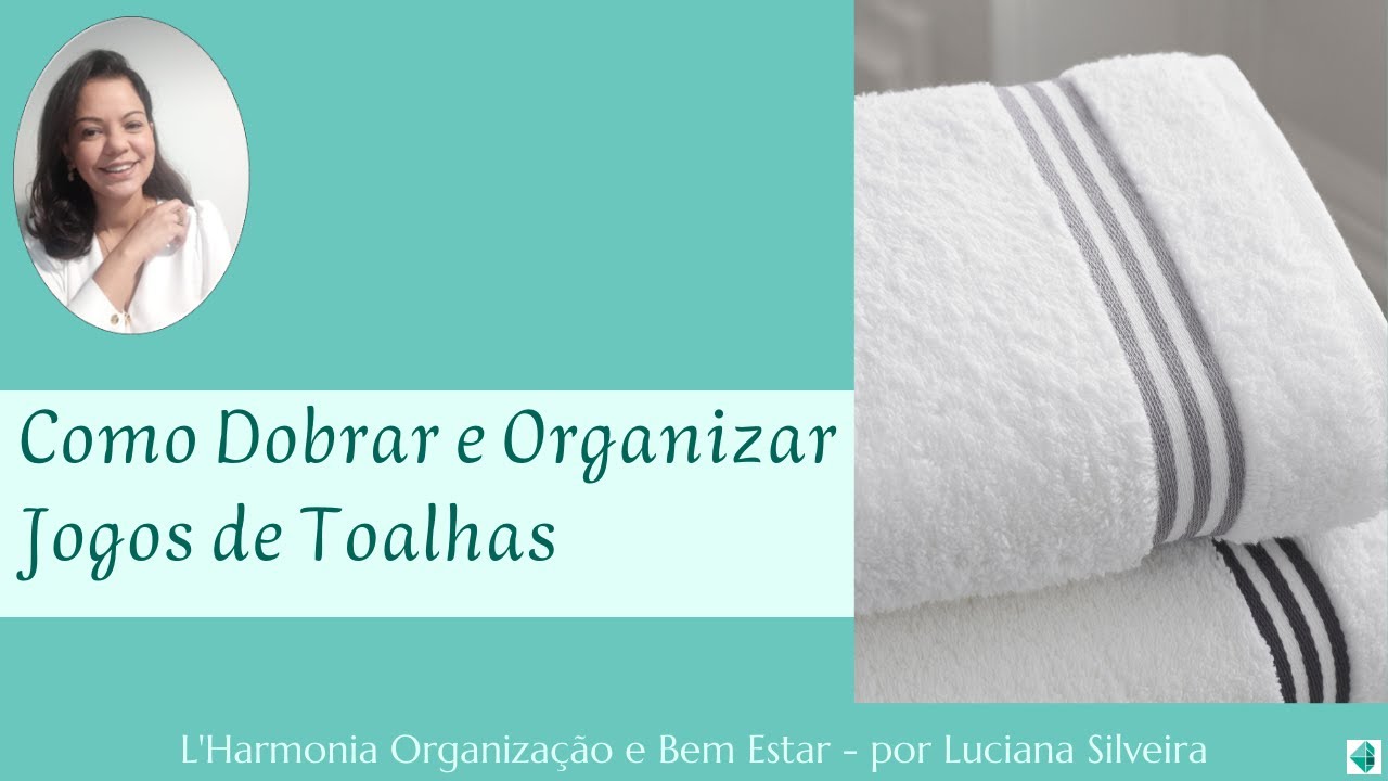 Como dobrar e organizar jogos de toalhas