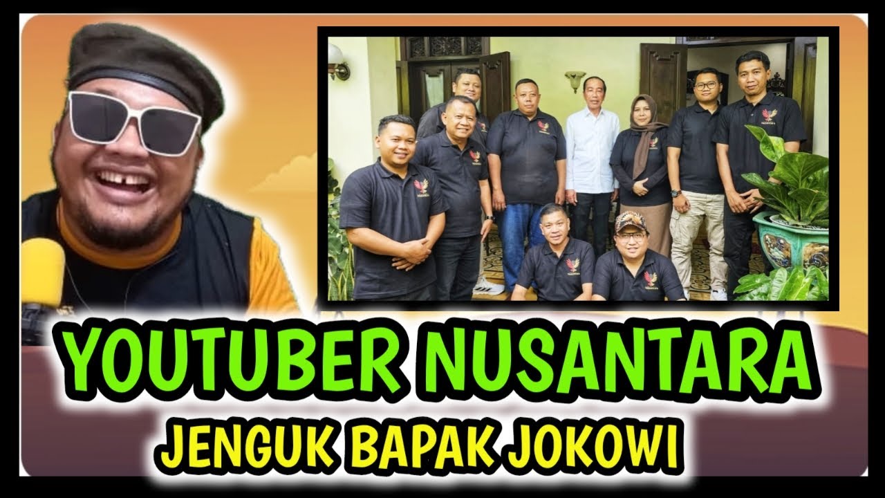 VIRAL !! YOUTUBER NUSANTARA "JENGUK" BAPAK JOKOWI DI SOLO