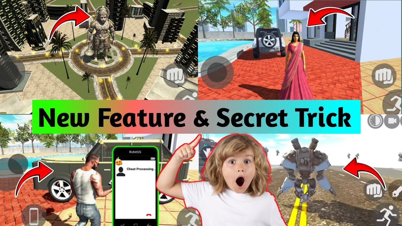 New Feature Option Cheat Code in Indian Bike Driving 3D | How to Use New Secret Trick Feature | #gta