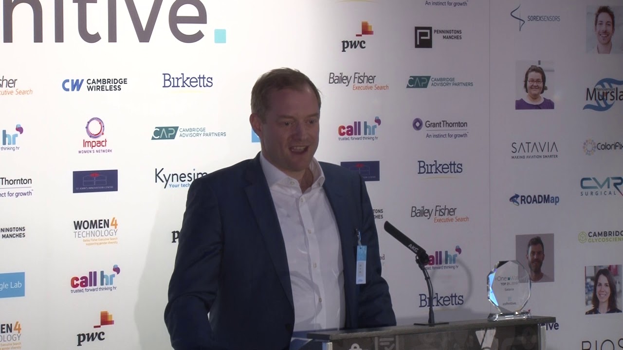Cofinitive #OnetoWatch Top 21 - Satavia, Dr Adam Durant