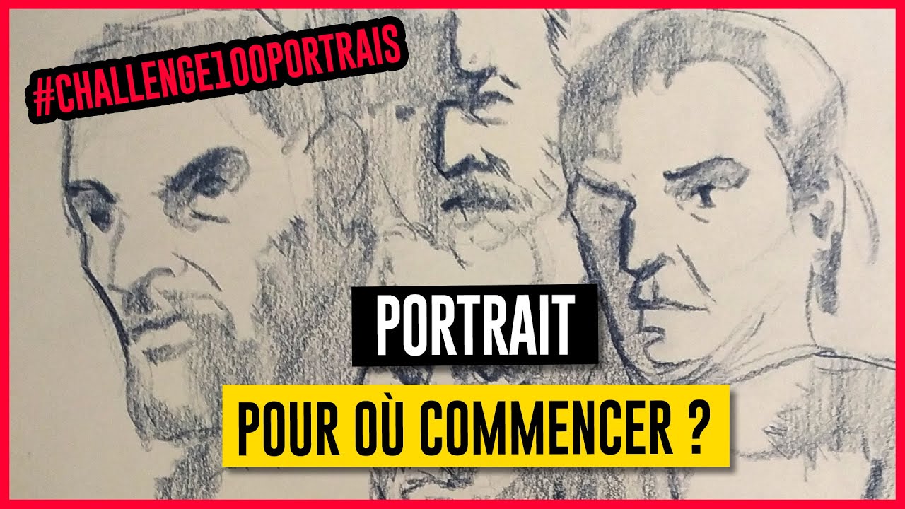 Par où commencer pour dessiner un visage ?