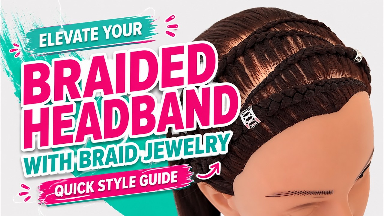 Elevate Your Braided Headband: Add Stylish Accessories