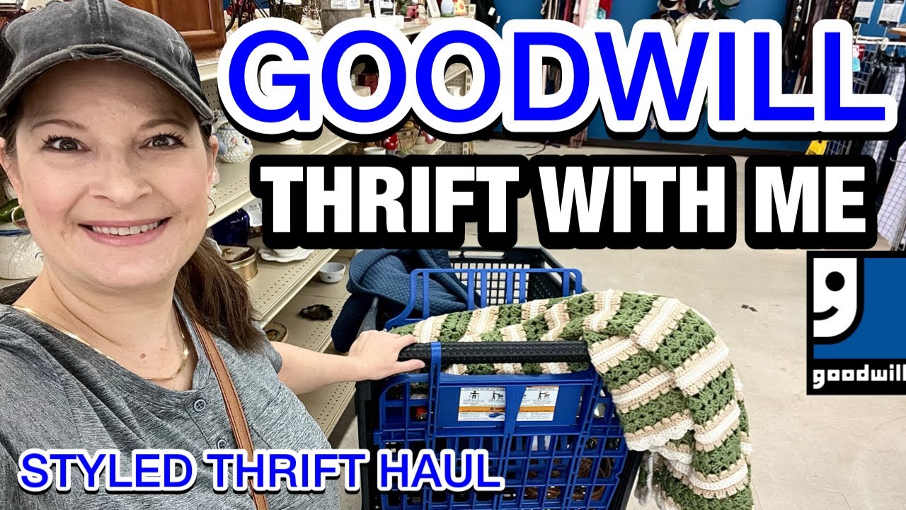 Thrilled Thrifter goes GOODWILL THRIFTING * THRIFT WITH ME & THRIFT HAUL * THRIFT SHOP HOME DECOR!