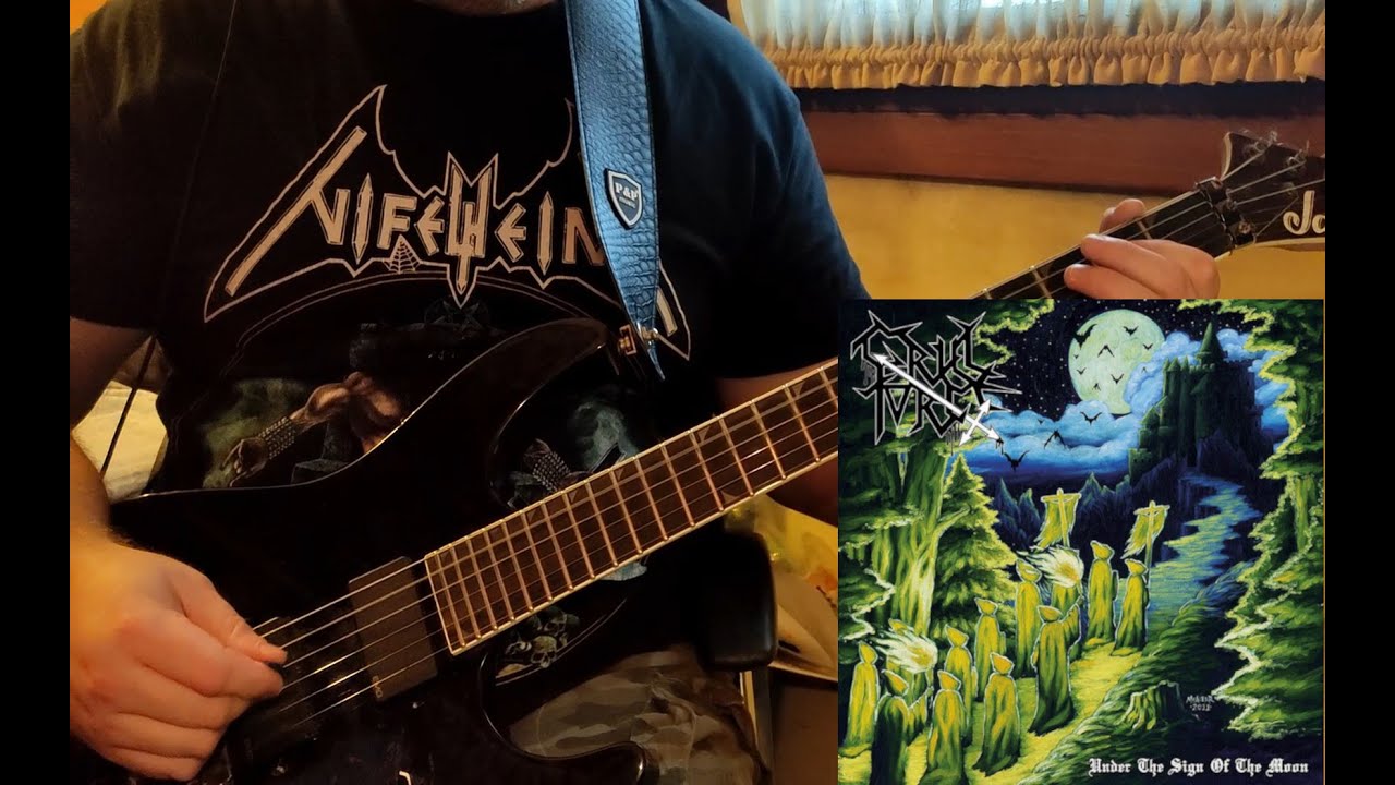 Cruel Force -  Chants of mayhem(cover guitar with solo)+tab in description