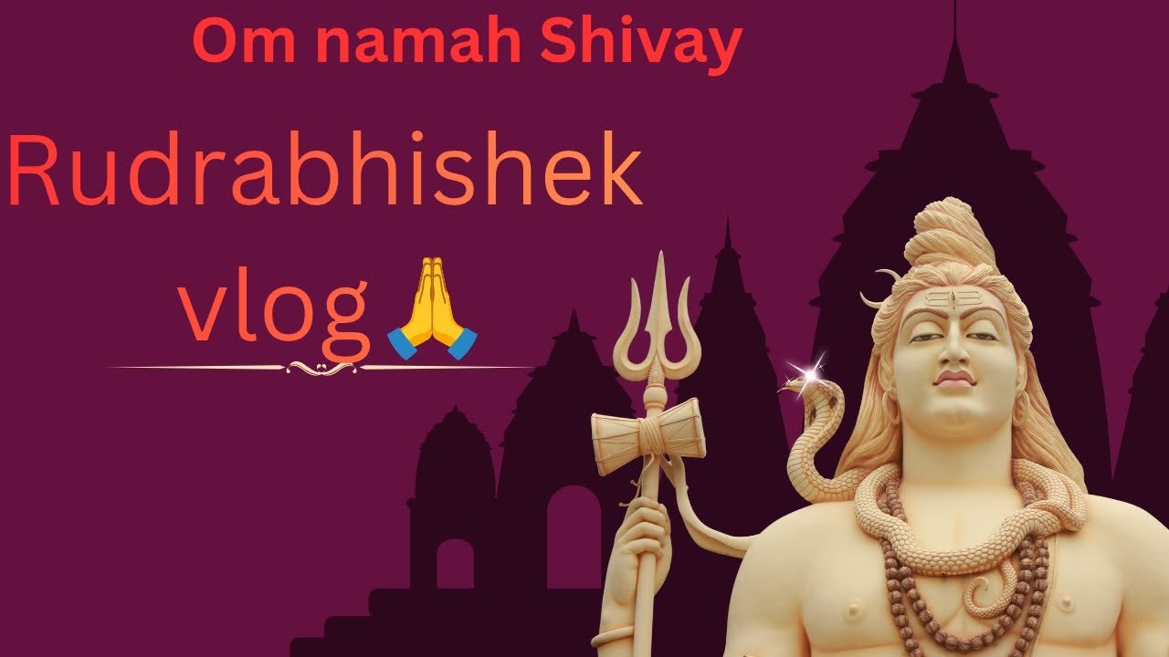 Bhagwan shiv ki kripa se rudrabhishek me shamil hue #shiv #rudraabhishek #bhakti #vlogs 