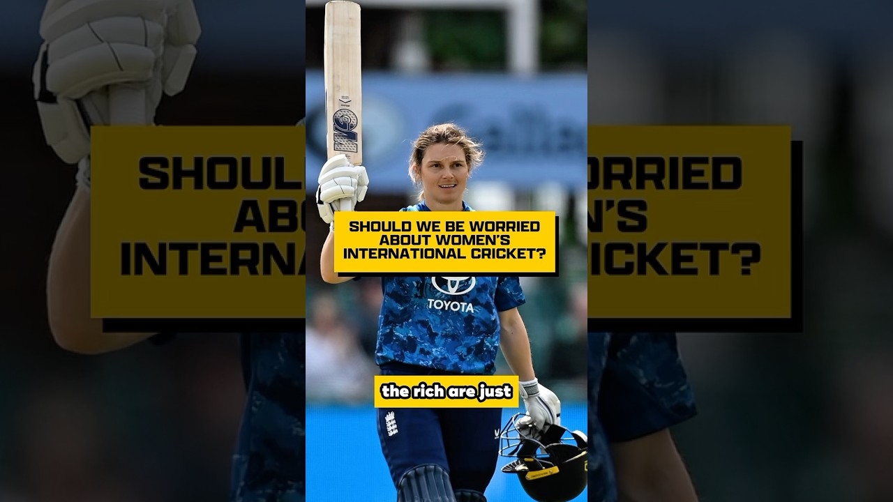 Should we be worried about the future of women's international cricket? 🏏