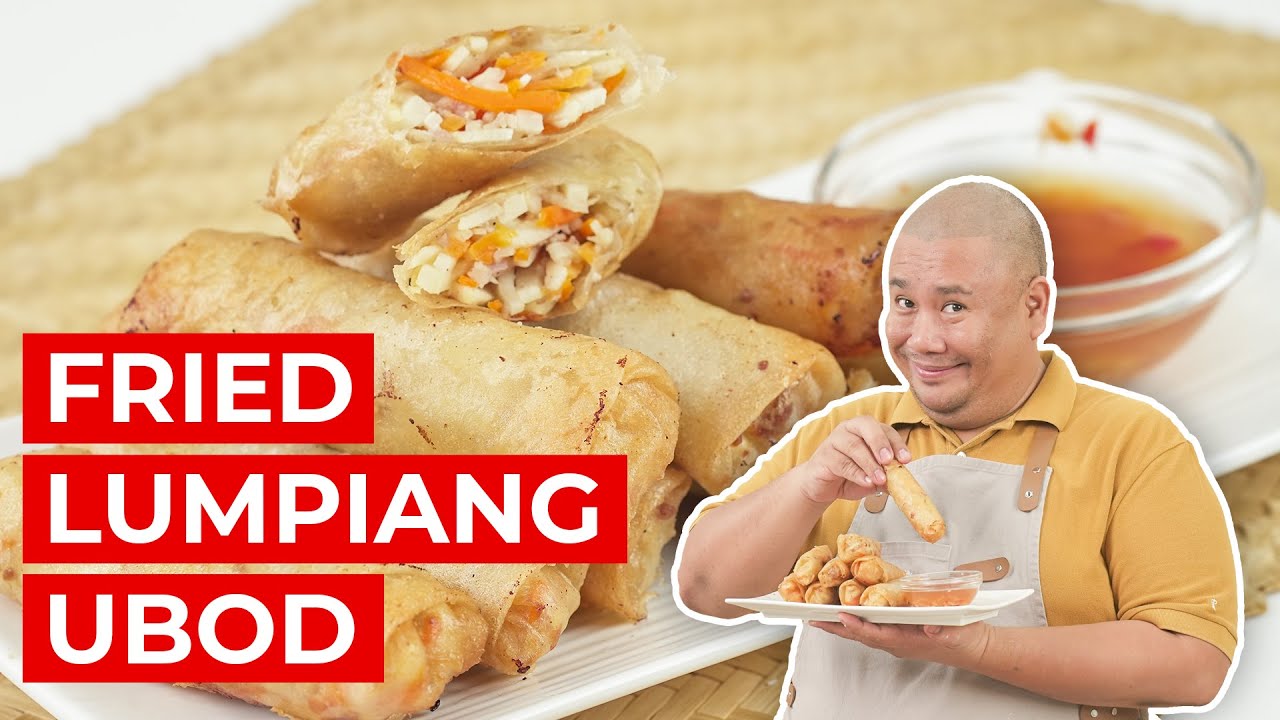 Fried Lumpiang Ubod, na ubod ng sarap! | SIMPOL | CHEF TATUNG