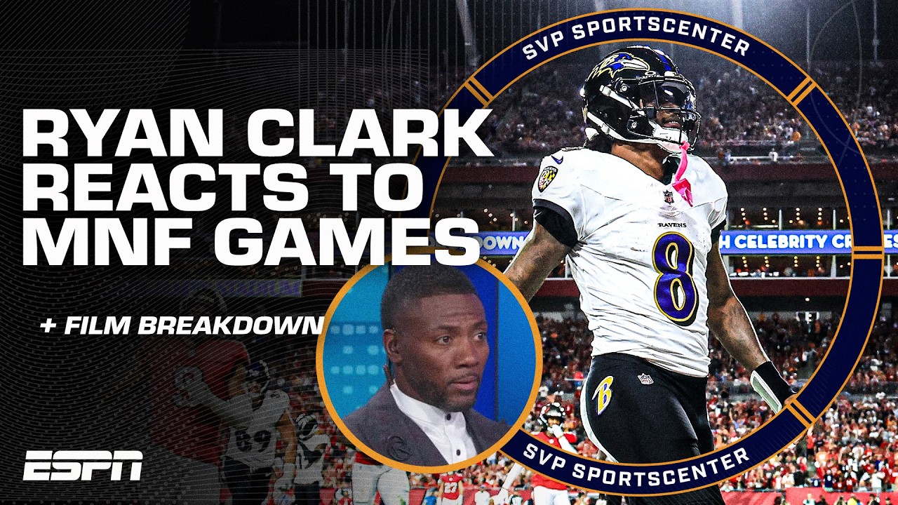 'Lamar Jackson is playing the BEST he ever has!' 🗣️ Ryan Clark's REACTION to BOTH MNF games 👀