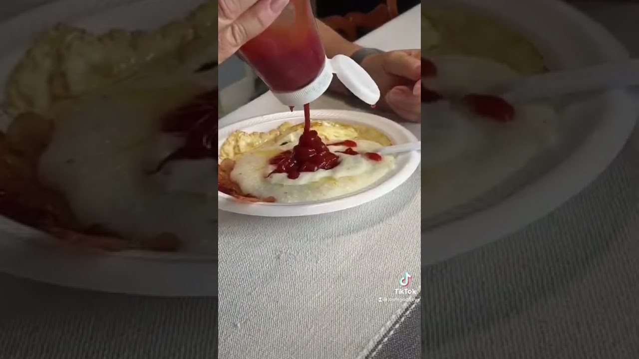 Y&rsquo;all all that ketchup is unnecessary 😭😭😭 #mom #cooking