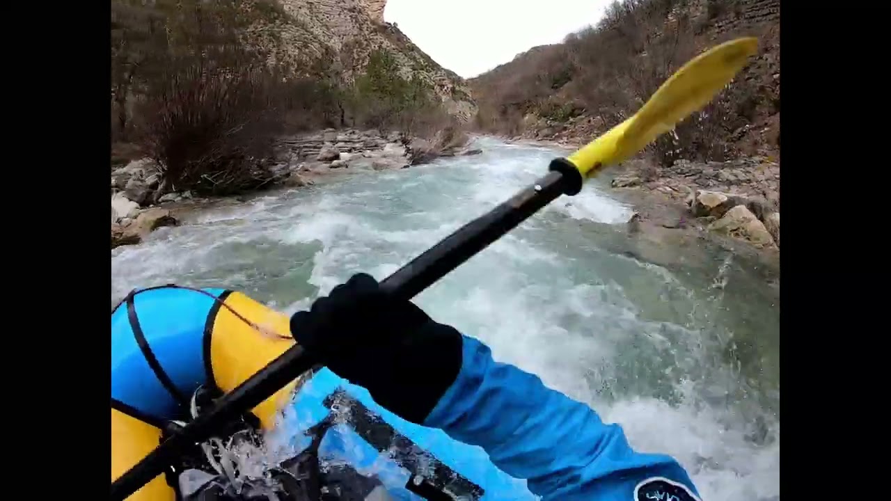 Gorges de la Méouge Packraft March 2026 Minimum Level