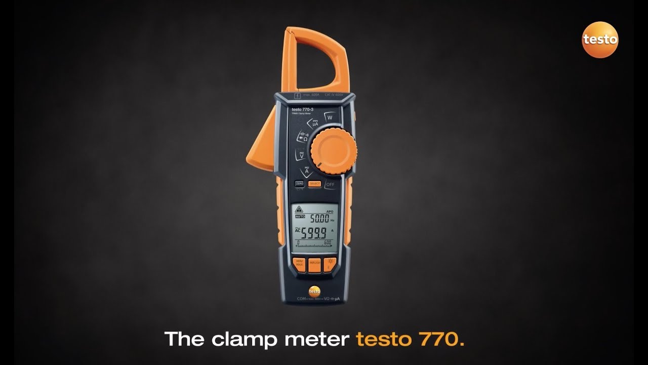 Testo 770 - Clamp Meter for Current Measurement